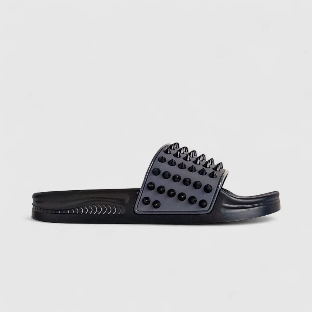 【K.RAMONE】 Klevas Men's Slide K7325M Rossi Black/Grey KM18 – familyshoecentre