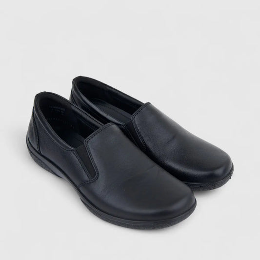 Hotter Ladies Comfort Slip On Shoe Glove Black HT88