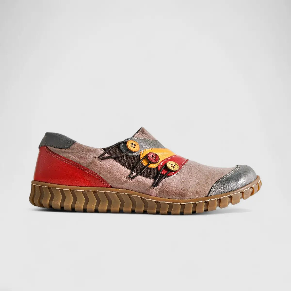 Karyoka Comfort Leather Casual 3052 Multi Oxfords | familyshoecentre