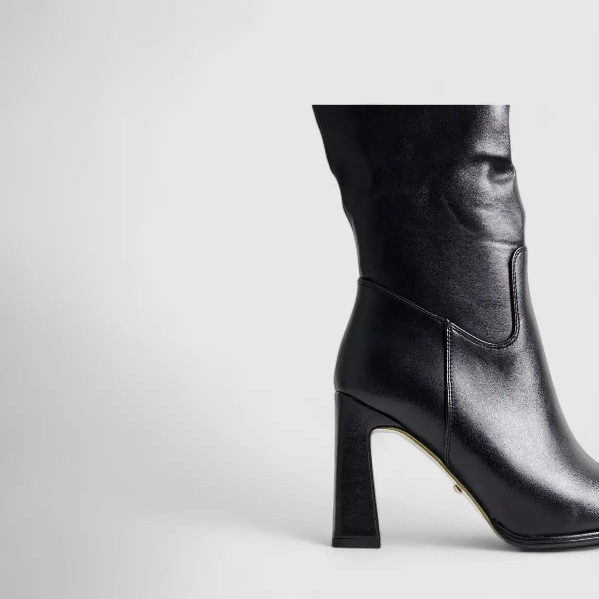 Bulbul Heel Long Boot Black CAR5039 Boots | familyshoecentre