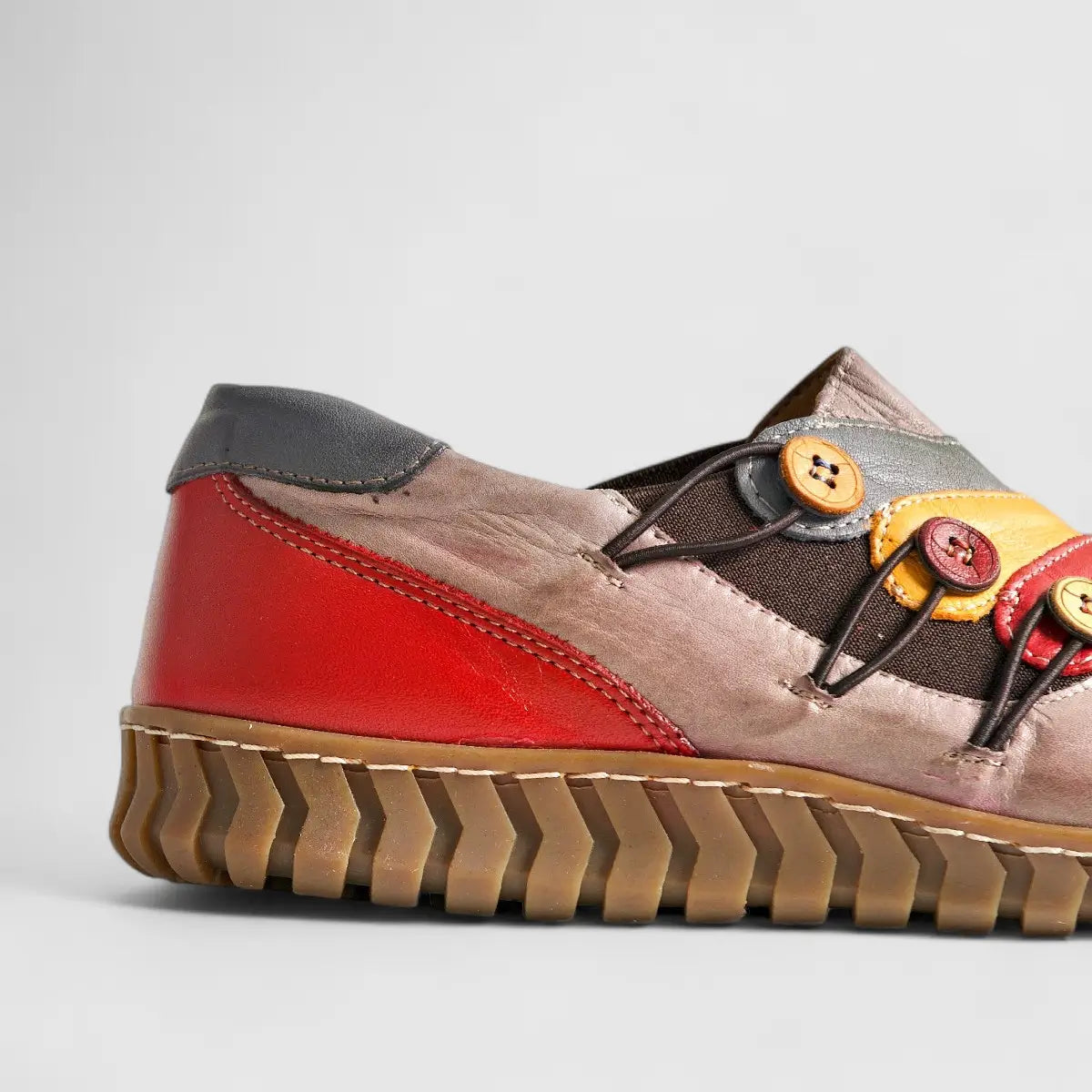 Karyoka Comfort Leather Casual 3052 Multi Oxfords | familyshoecentre