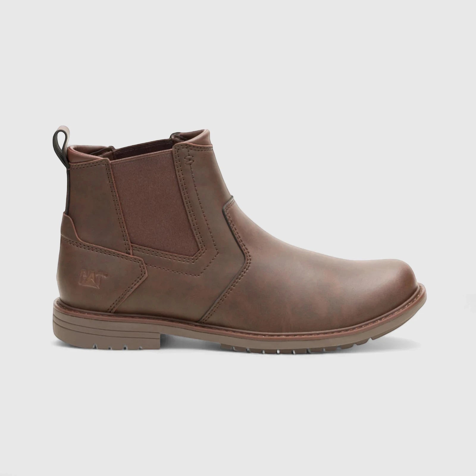 Cat Men's Staten Chelsea P726709 Dark Brown CT343 – familyshoecentre