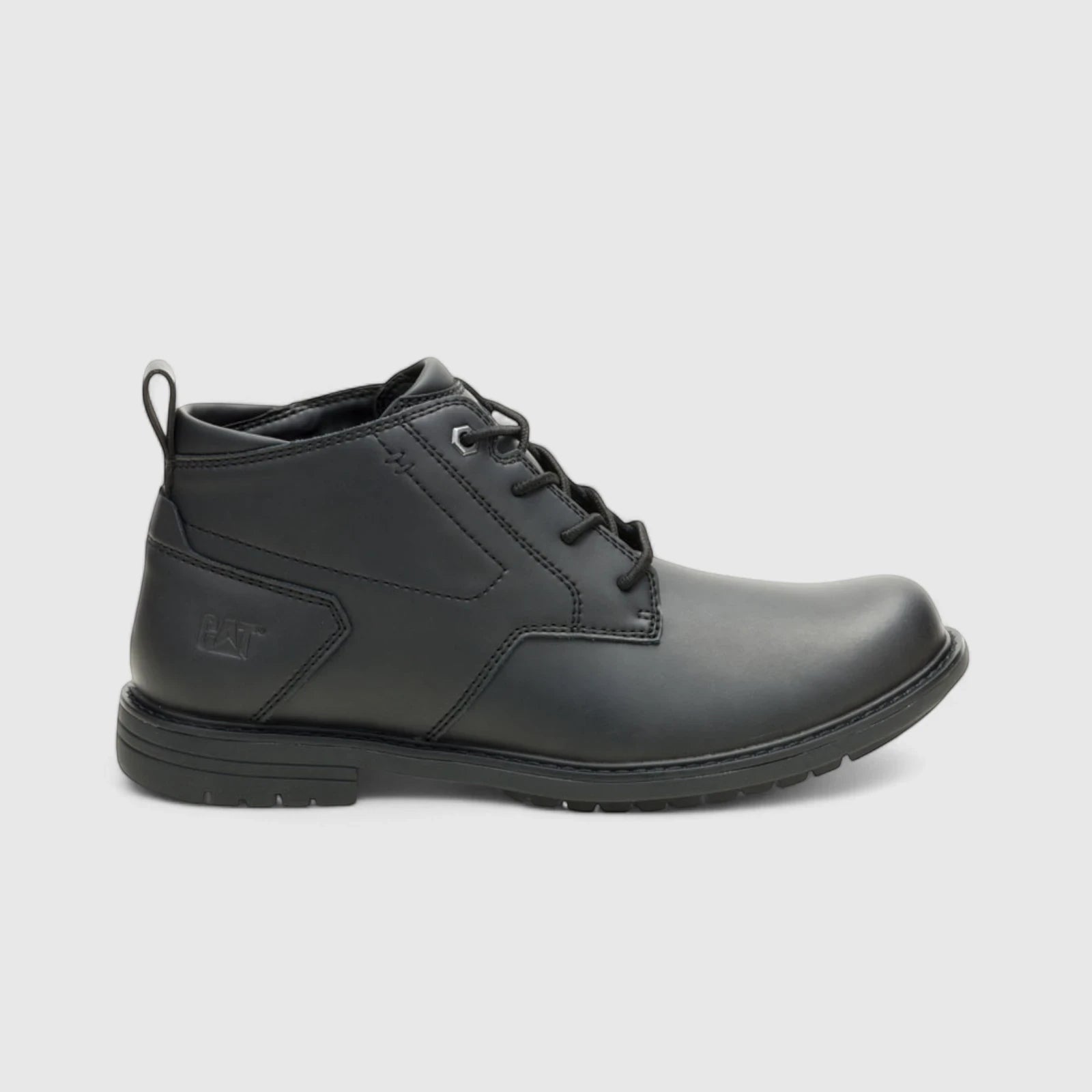 Caterpillar Men’s Leather Chukka Boots Black Size 12 Cat Shoes Caterpillar Founder Chukka Boot Work Shoe - Mens - Shoplifestyle main image 3