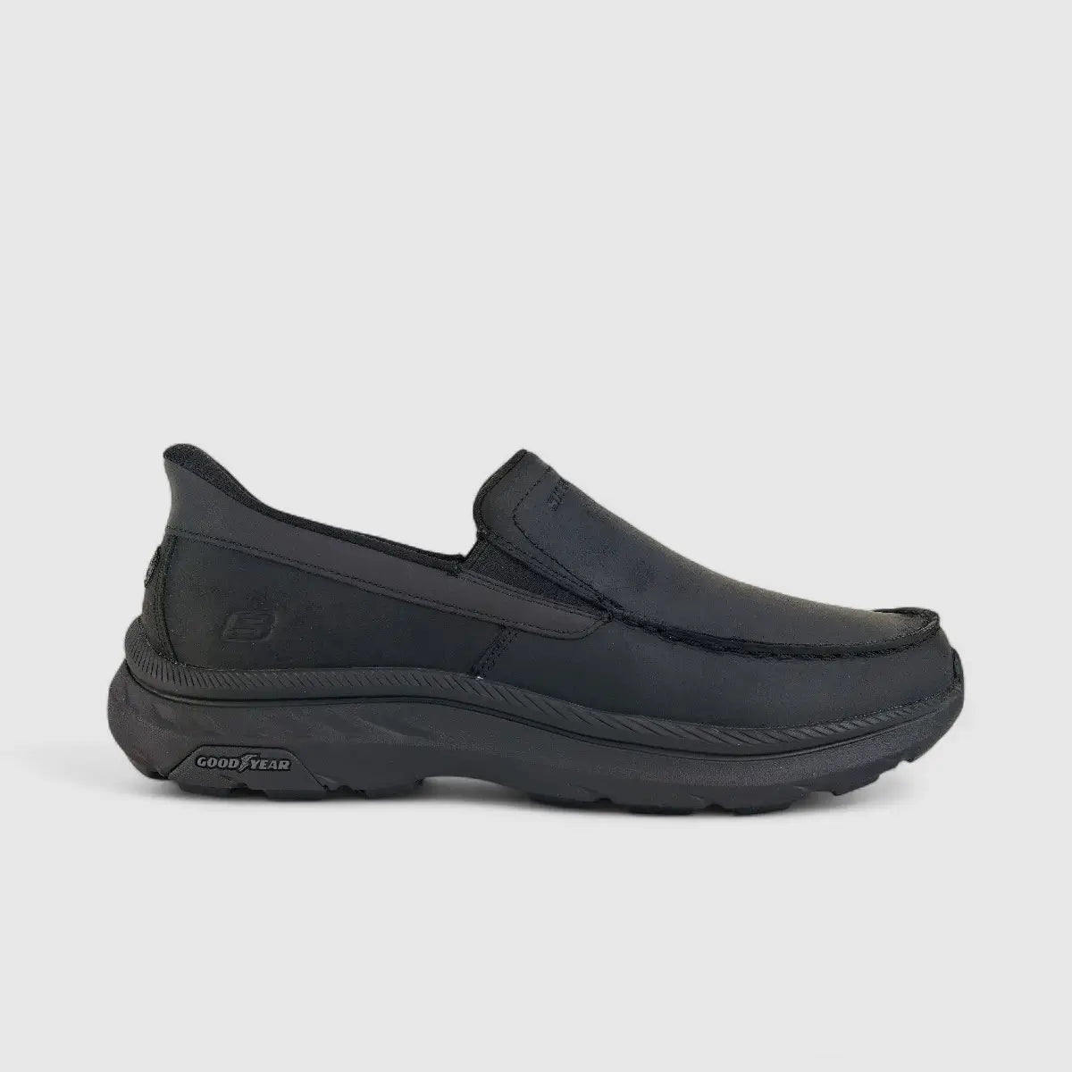 NR様 Skechers Men's Comfort Slip On Pollard 205334 Black SM96