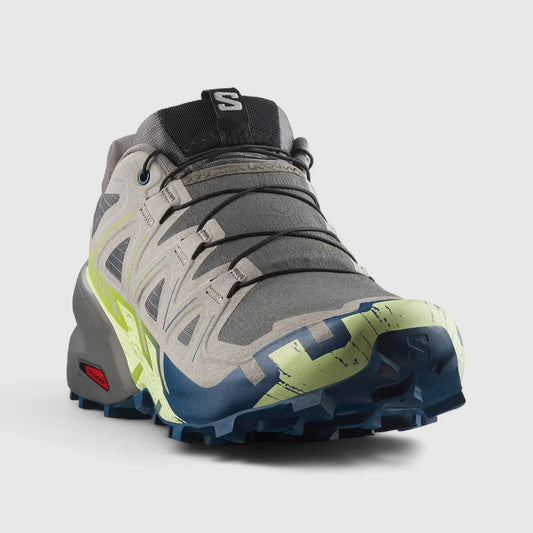 Salomon Men's Sneaker Speed Cross 6 478109 Castle Rock/Lime Cream/Poseidon SL35