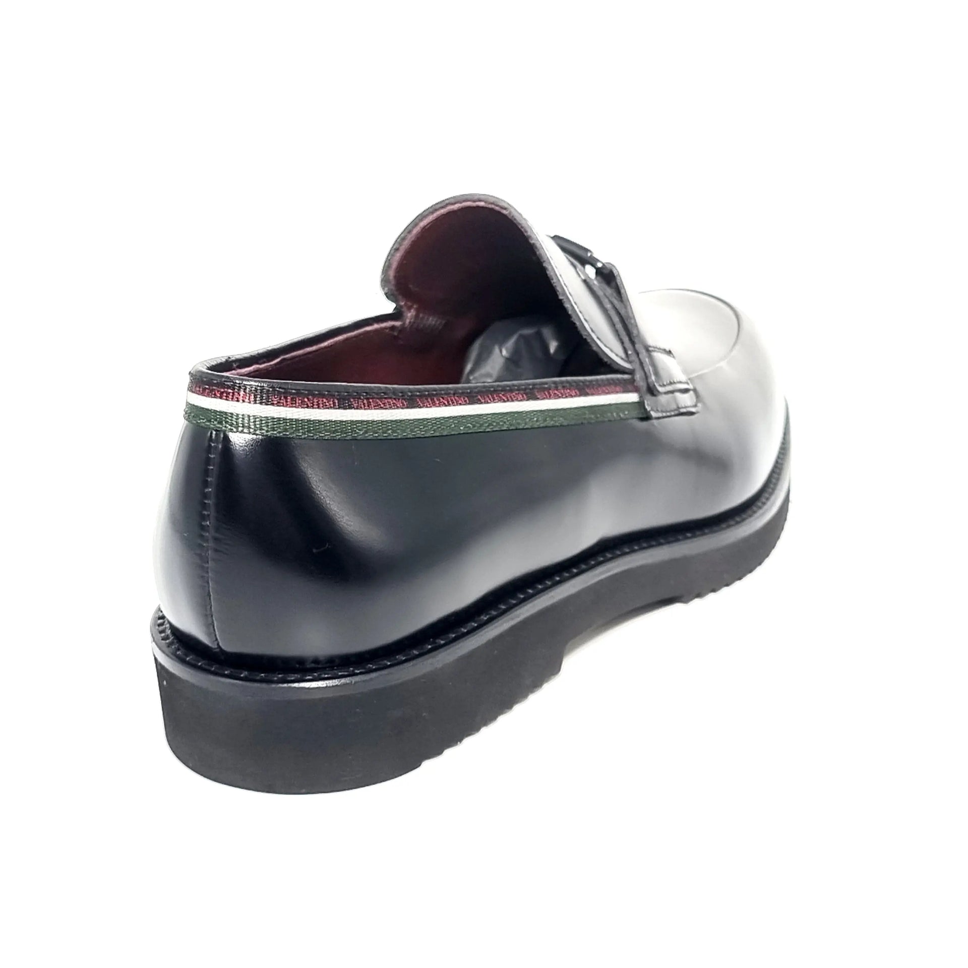 VALENTINO 19650 BLACK SLIP ON Loafers | familyshoecentre