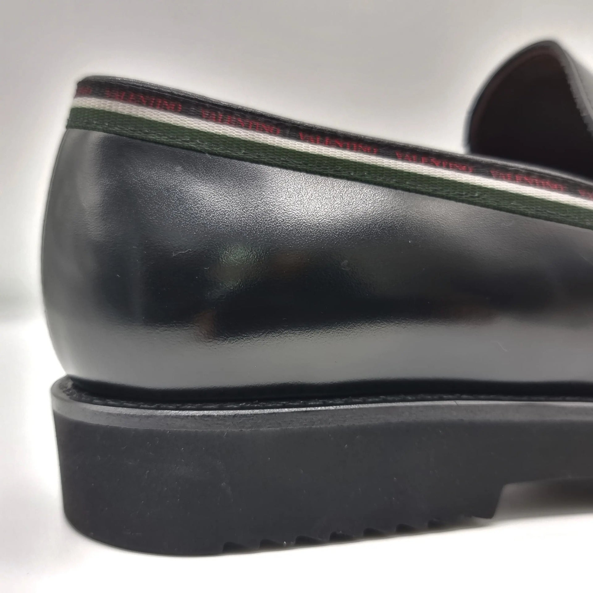 VALENTINO 19650 BLACK SLIP ON Loafers | familyshoecentre