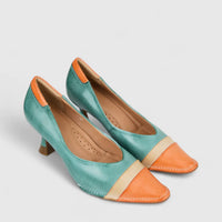Bulbul Ladies Leather Court Shoe Multi LSF-11