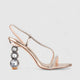 Bulbul Heel Sandal Beige LI005 Heels | familyshoecentre