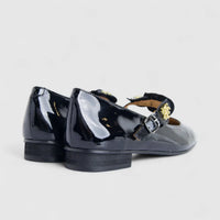 Morbido Ladies Leather Pump Black PON007