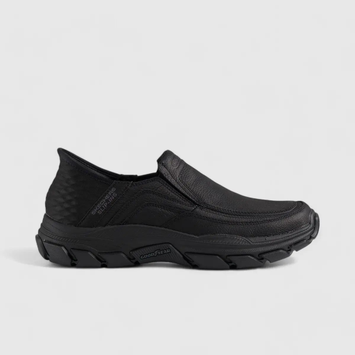 Skechers Comfort Slip Ons Black 204810 Slip-ons | familyshoecentre