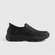 Skechers Comfort Slip Ons Black 204810 Slip-ons | familyshoecentre
