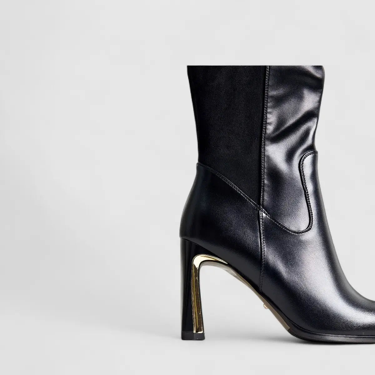 Bulbul Heel Long Boot Black CAR5036 Boots | familyshoecentre