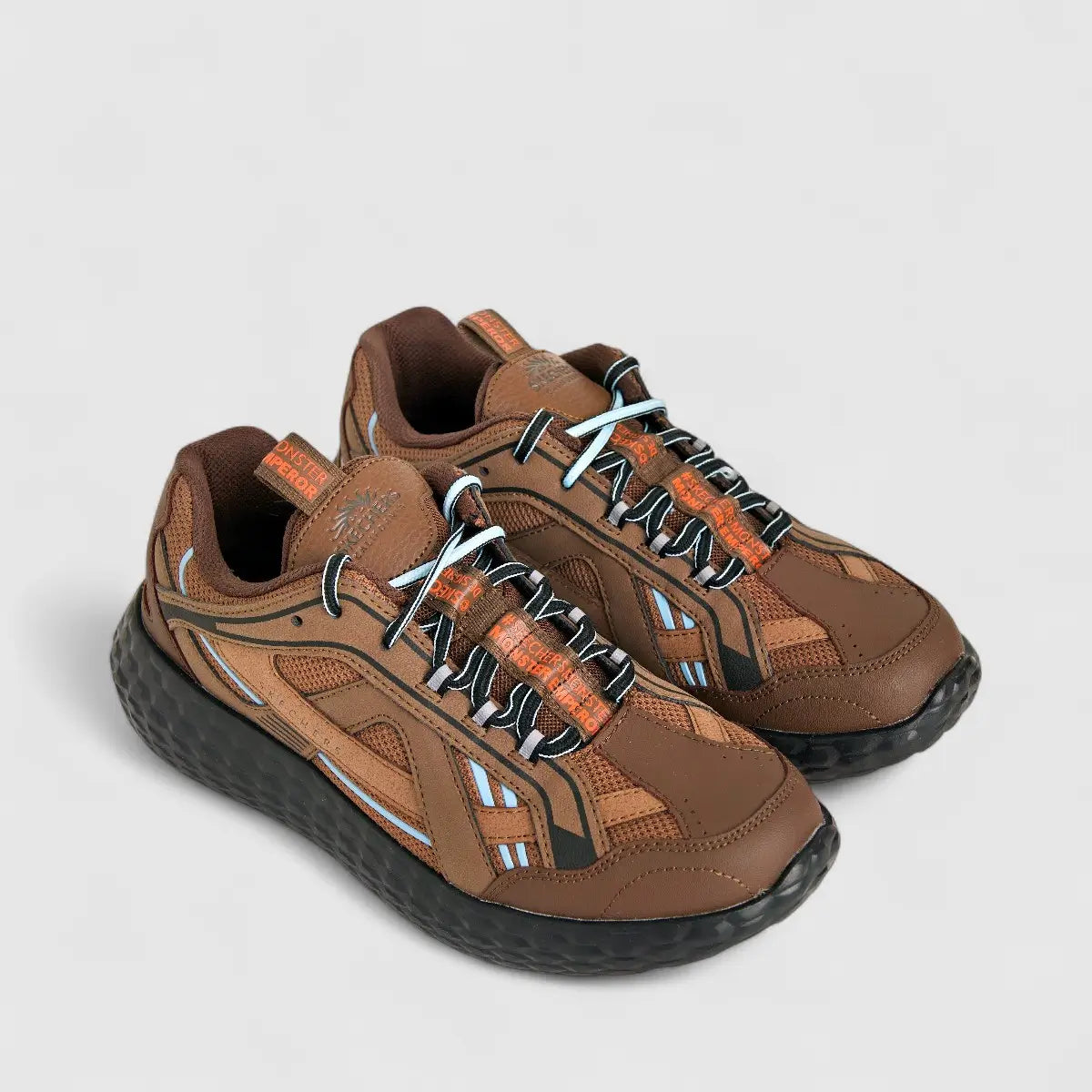 Skechers Men's Comfort Sneaker Monster Emperor 237141 Brown SM122