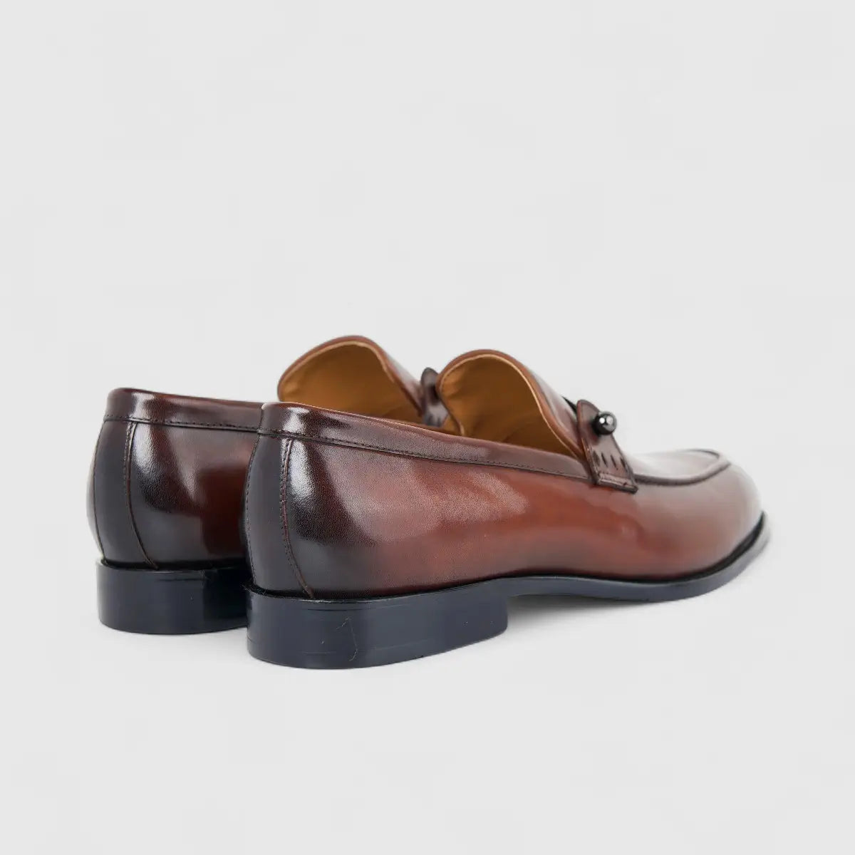 Fabino Men's (UK5 TO UK12) Leather Slip On M3220199 Tan FB21