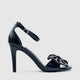 Footwork Dress Block Heel Evening Sandal Black 01683 Heels | familyshoecentre