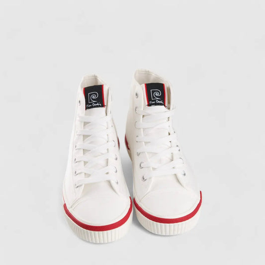 PC Casual Hi Top Sneaker White 00694