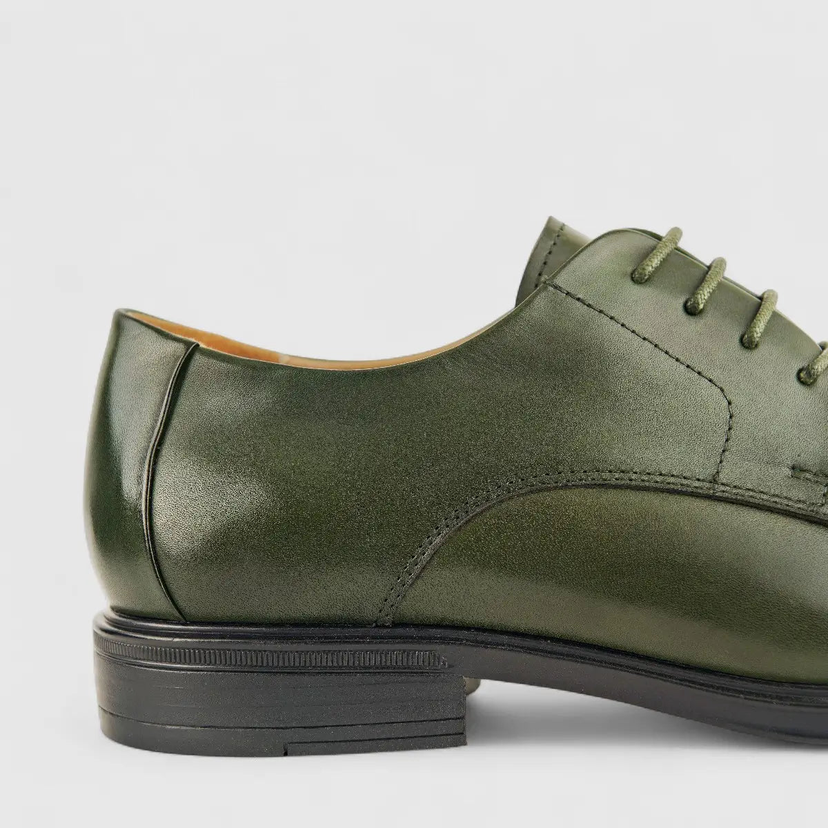 Babucci Men's Leather Lace Up K1834-C15A BAB003 Green