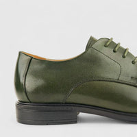 Babucci Men's Leather Lace Up K1834-C15A BAB003 Green