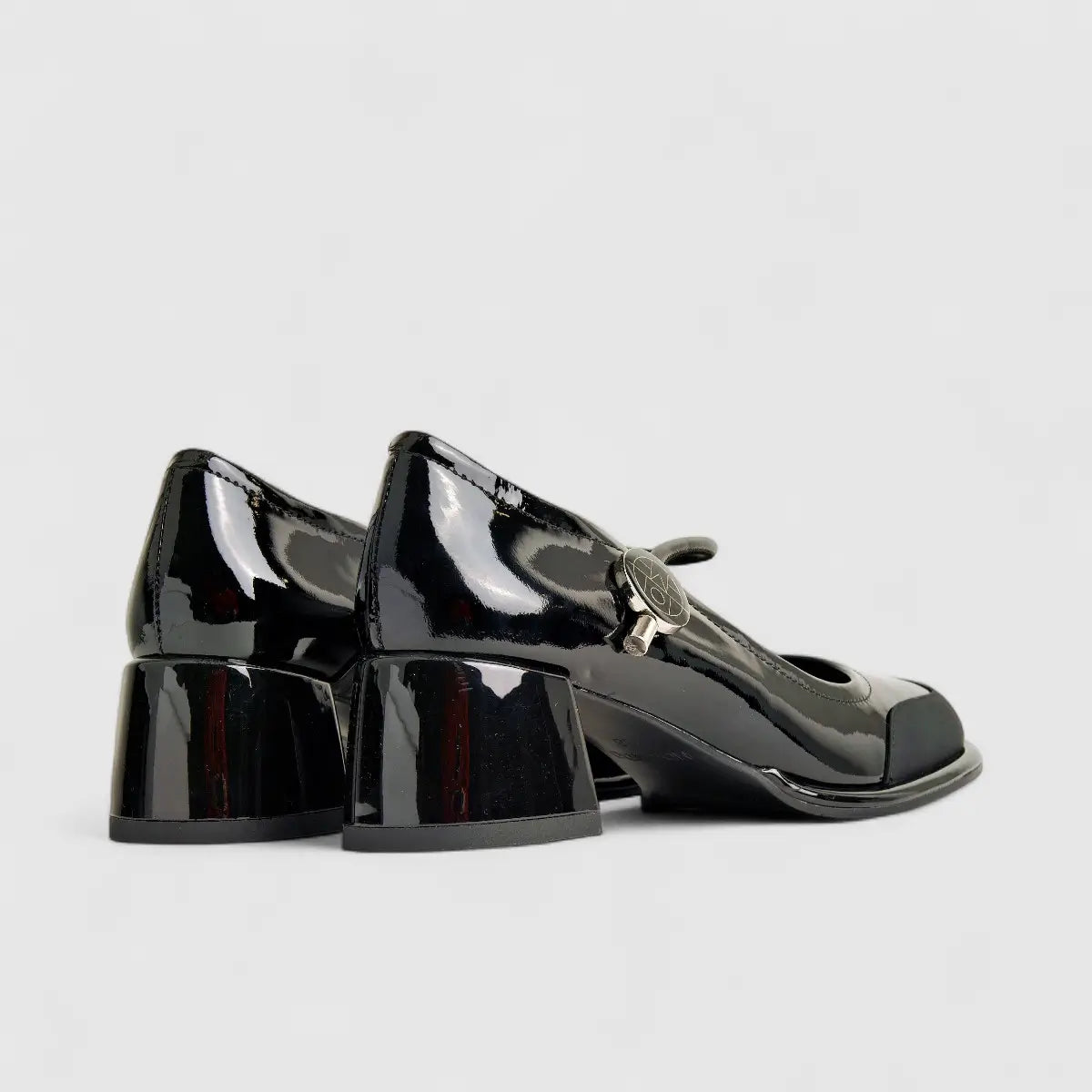 Morbido Ladies Block Heel Black 2360-2 M27