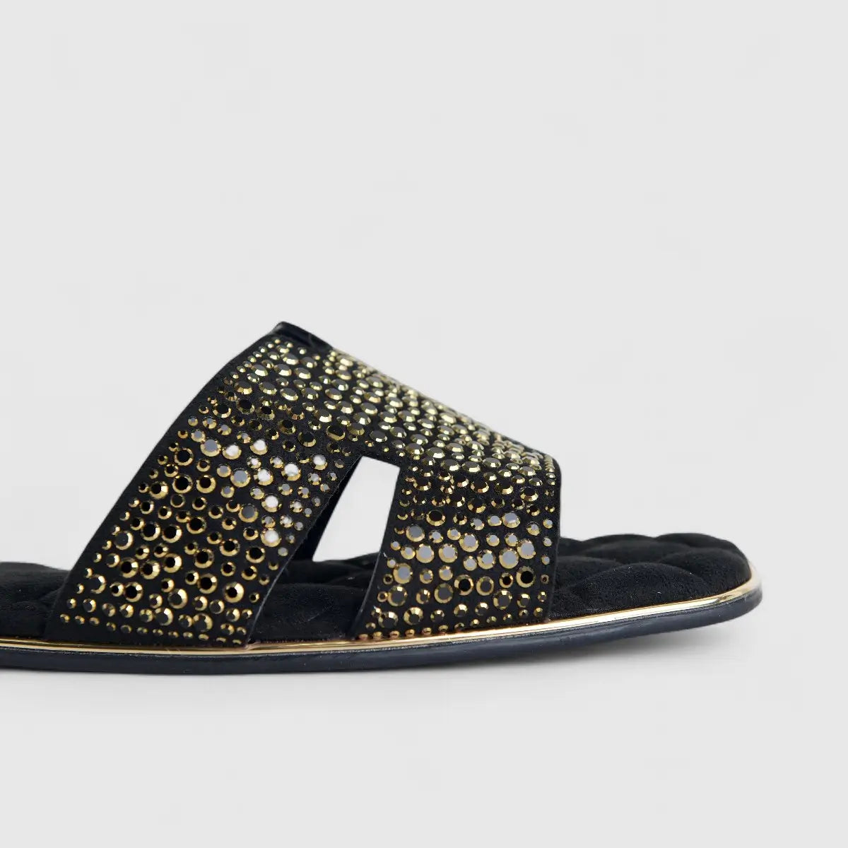 Bulbul Ladies Evening Slide Black HAR053