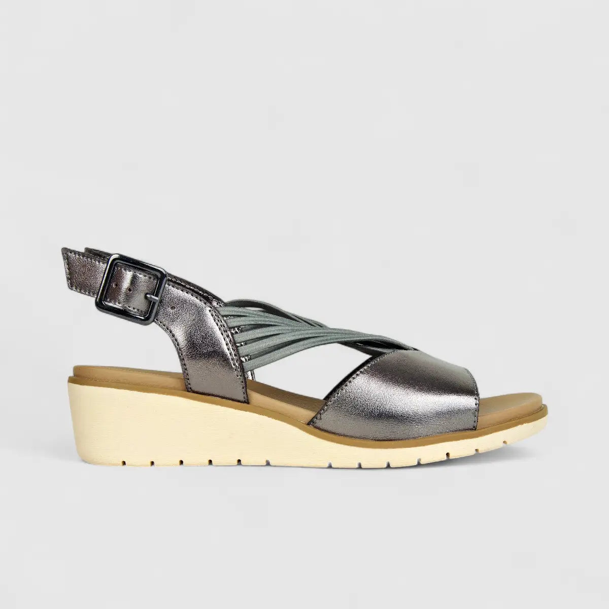 HP Ladies Comfort Wedge Everley HPL01444 Pewter HL264