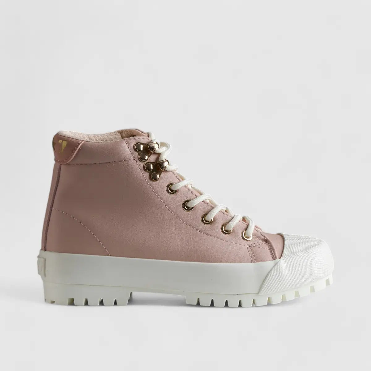 Caprio 2 Tone Statement Sneaker Boots Pink K11 Sneakers | familyshoecentre