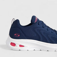 Skechers Ladies Comfort Sneaker Bobs Unity 117432 Navy SW125