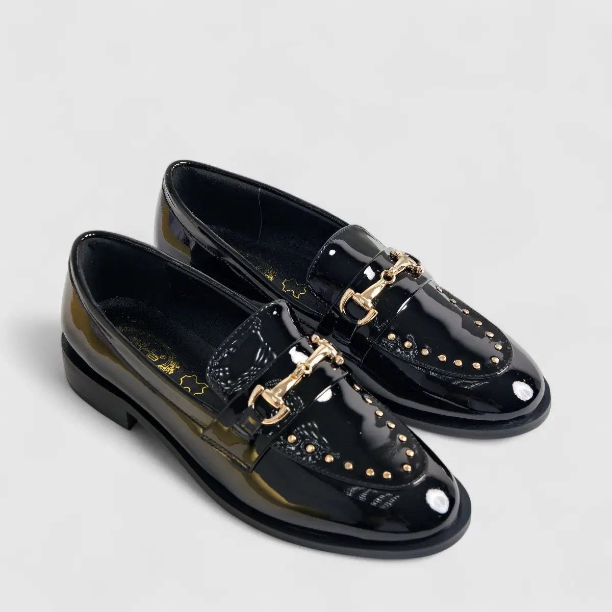 Bulbul Leather Loafers Black LAR6019
