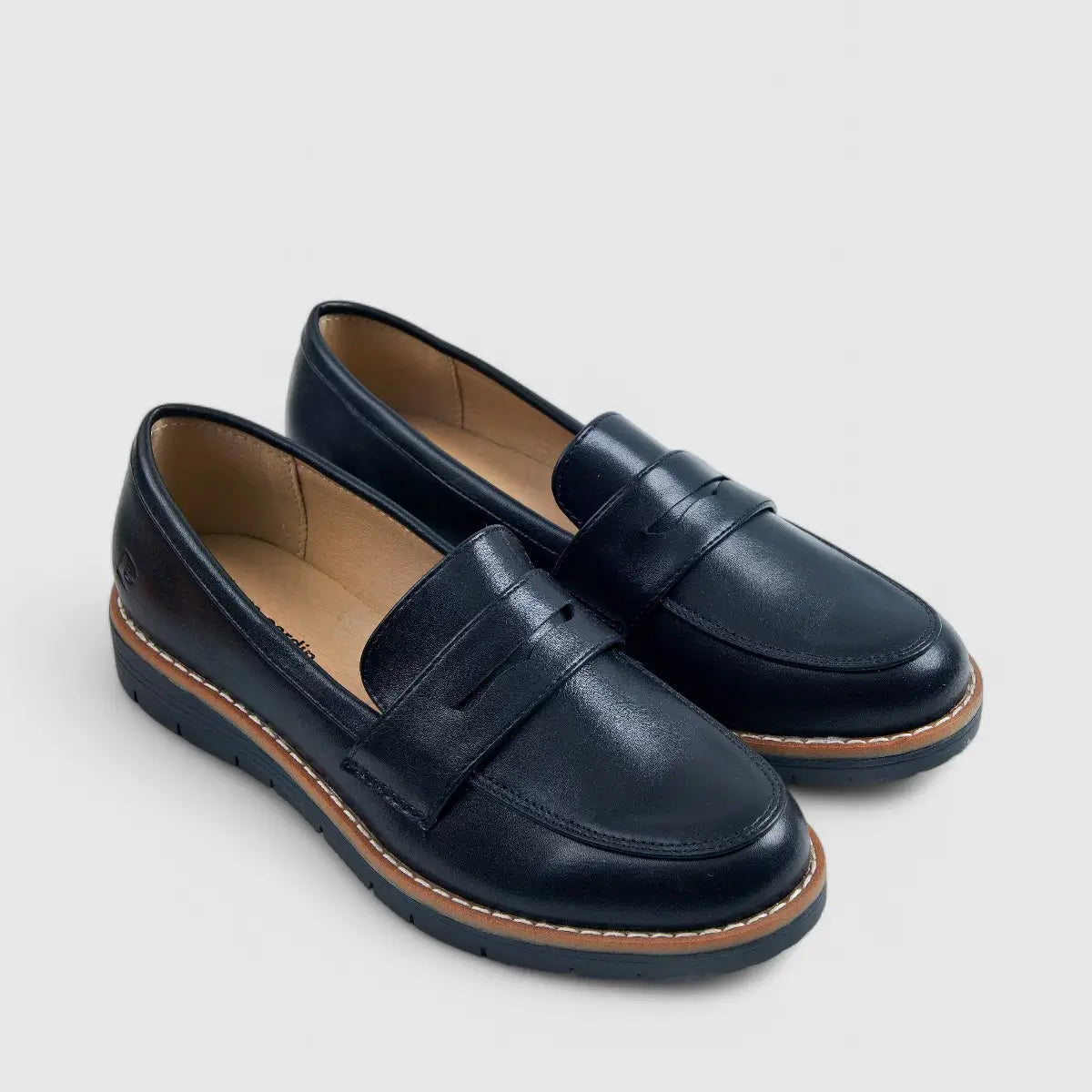 PC Comfort Loafer Black 10741 Loafers | familyshoecentre