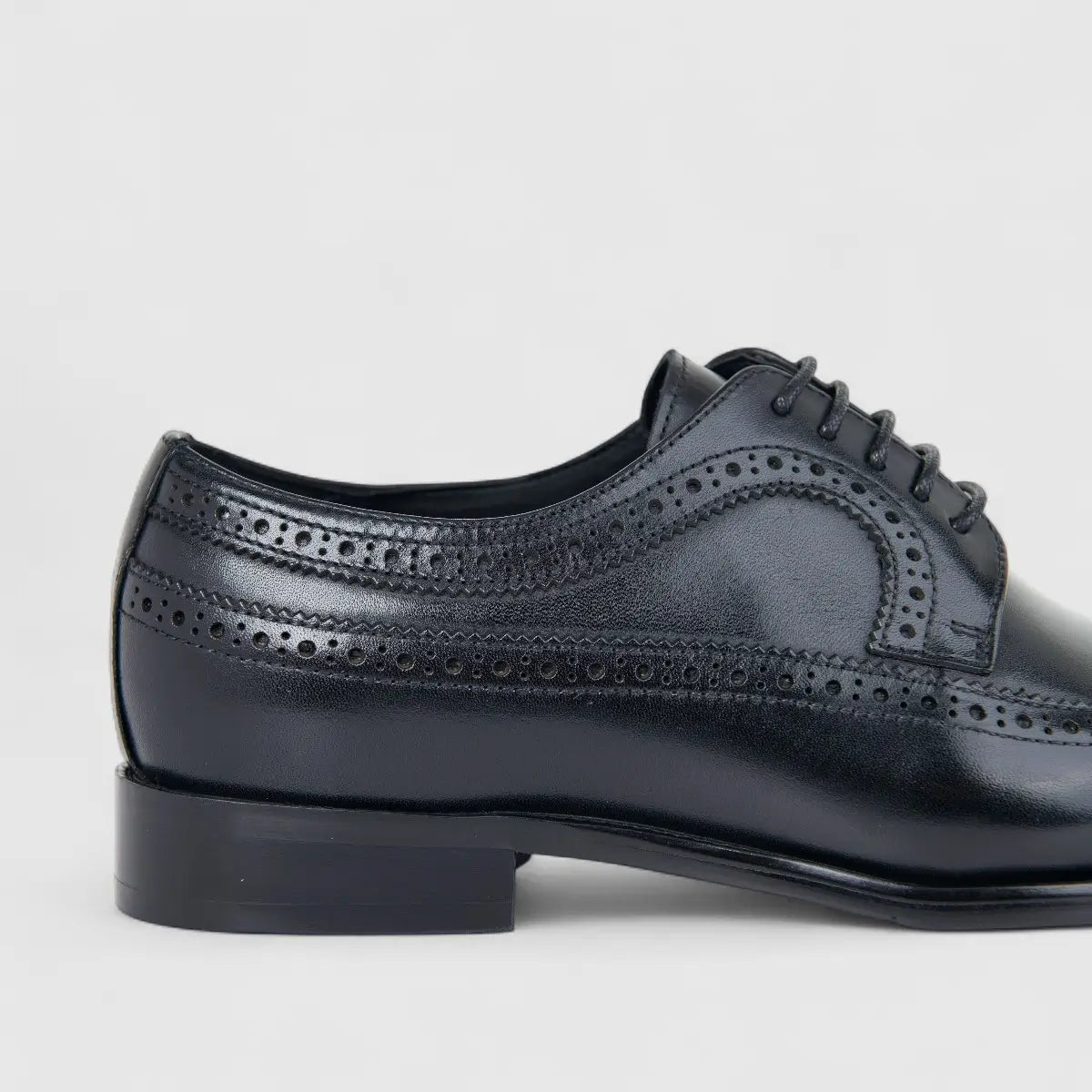 Fabino Men's (UK5 TO UK12) Leather Lace Up Brogue M3220174 Black FB14