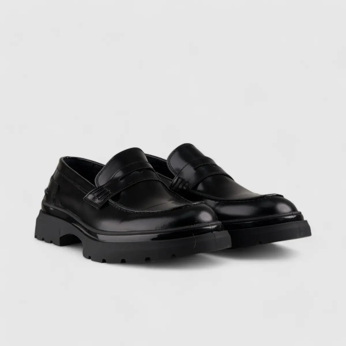 Bulletti Chunky Sole Loafer Black 4804