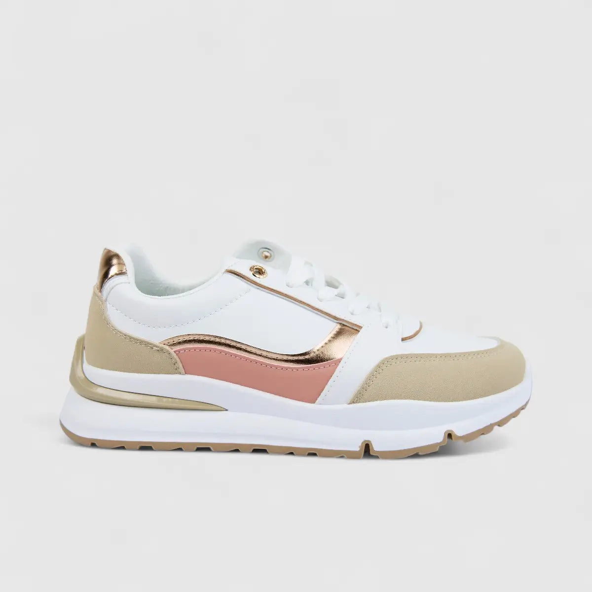 PC Ladies Casual Sneaker PCL10875 White Multi PC326