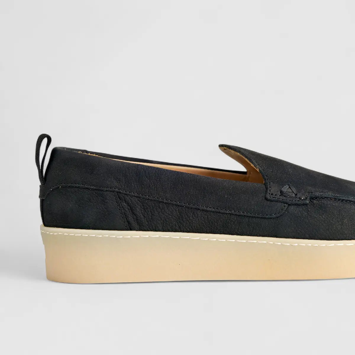 Bulletti Men's Suede Loafer W2409003 Black BK4