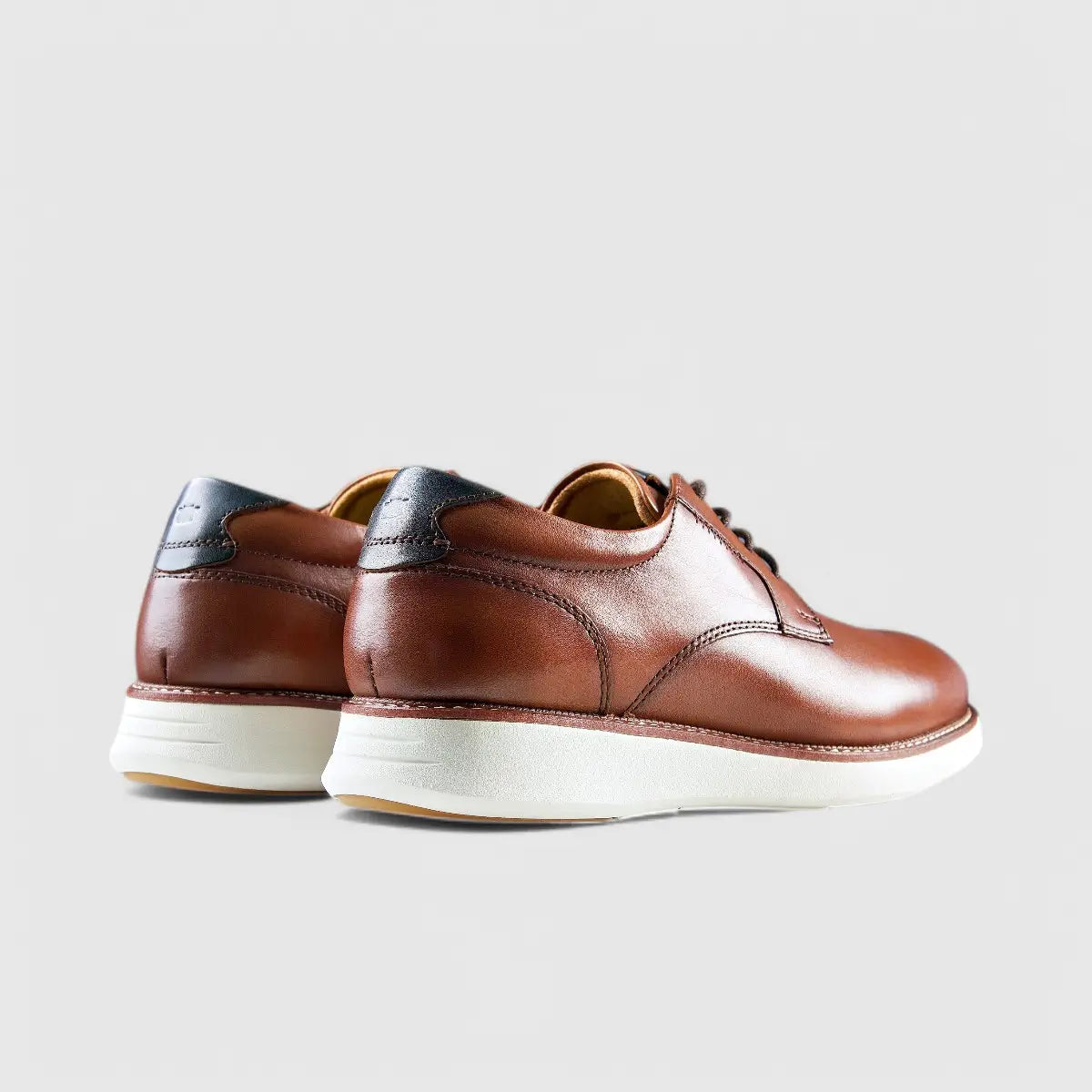 Florsheim Launch Plain Toe Lace Up Cognac 14440 FT29 Oxfords | familyshoecentre