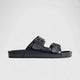 Formales Leather Sandal FM2526-5 Black FS5