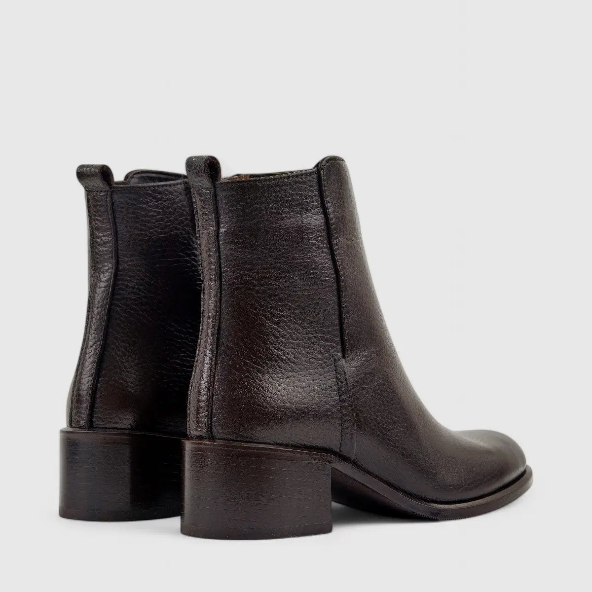 Sofia Mare Leather Ankle Boot Brown 11747 Boots | familyshoecentre