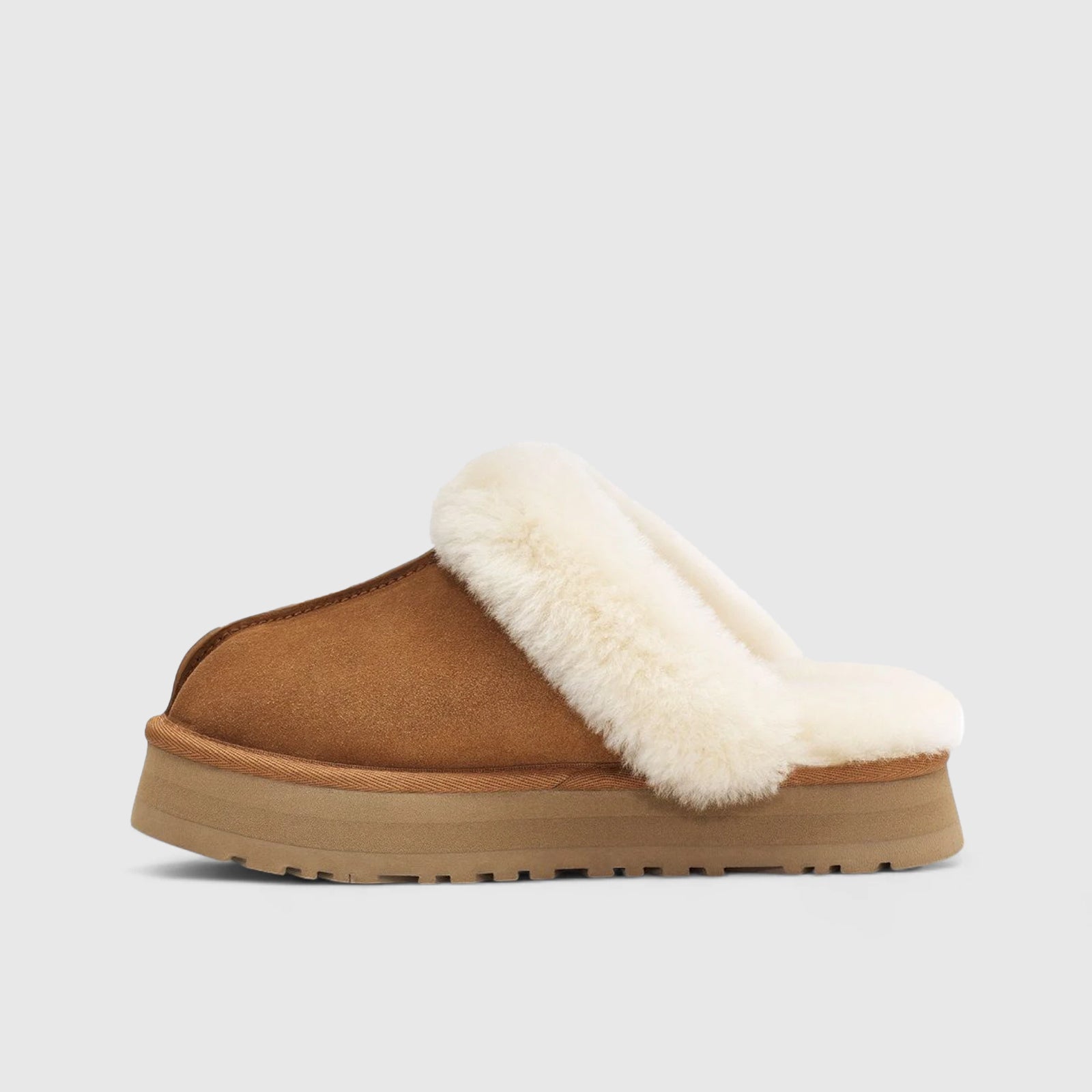 Ugg Disquette Clog 1122550 Chestnut Slides | familyshoecentre