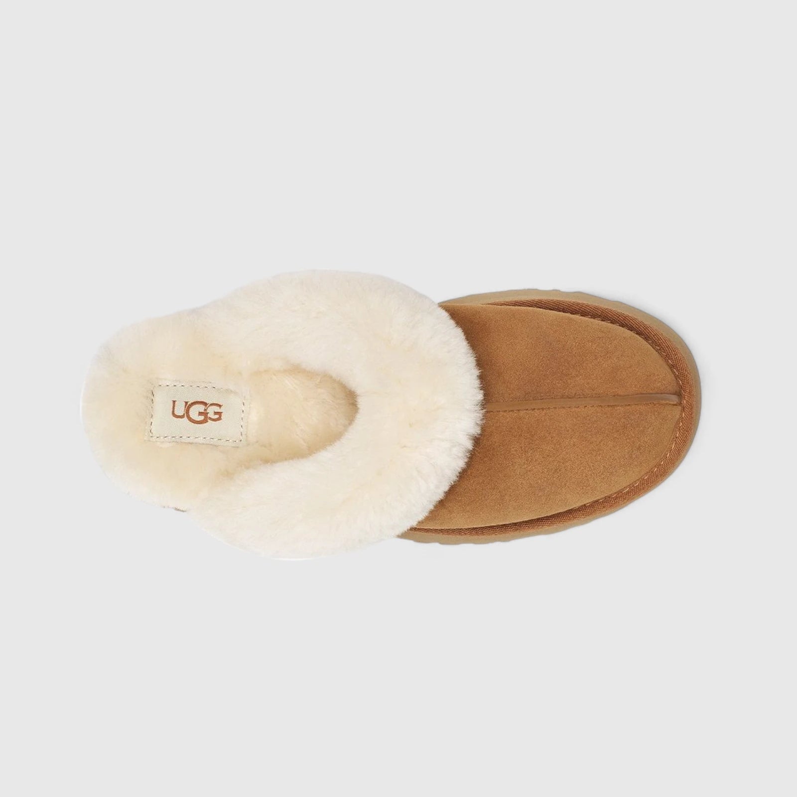 Ugg Disquette Clog 1122550 Chestnut Slides | familyshoecentre