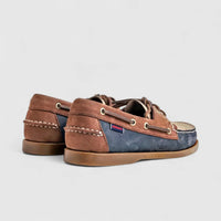 Sebago Men's Docksides Portland Spinnaker Nubuck 7111M2W A19 Navy Beige Brown SG36