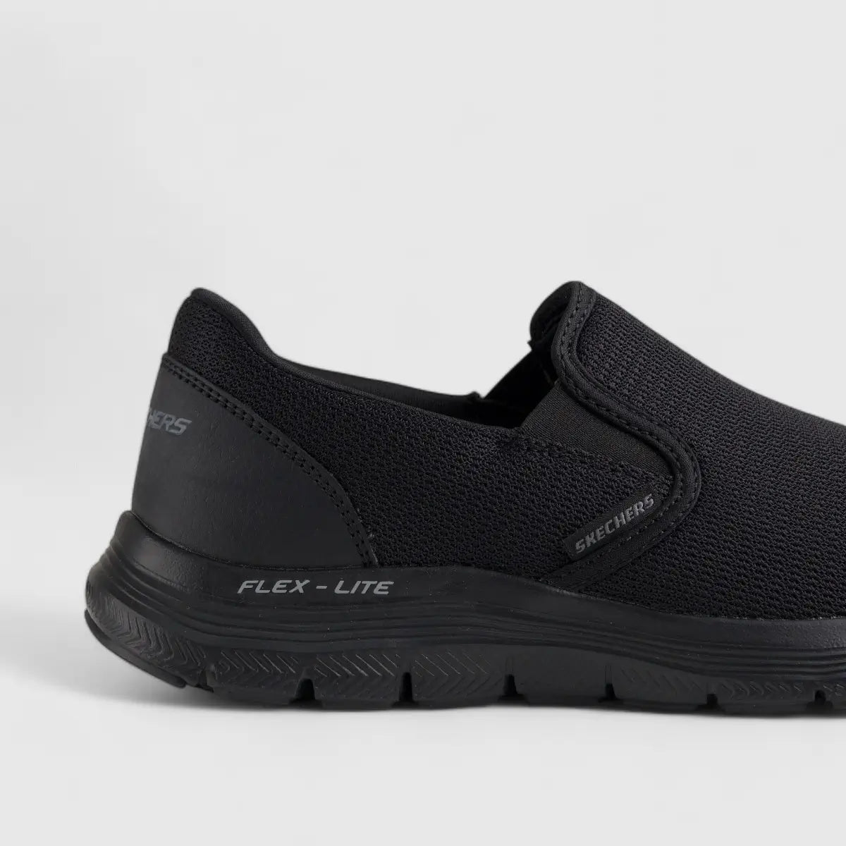 Skechers Comfort Slip Ons Black 232230 Slip-ons | familyshoecentre
