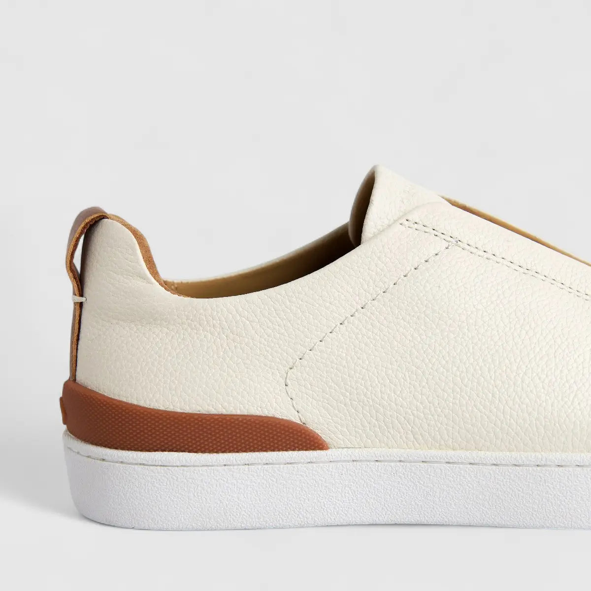 Formales Men's Leather Sneaker FM2025-826 Off White FK55