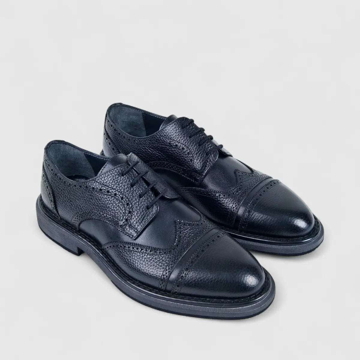 Bulletti Chunky Sole Oxfords Black 96-251 BC4 Oxfords | familyshoecentre