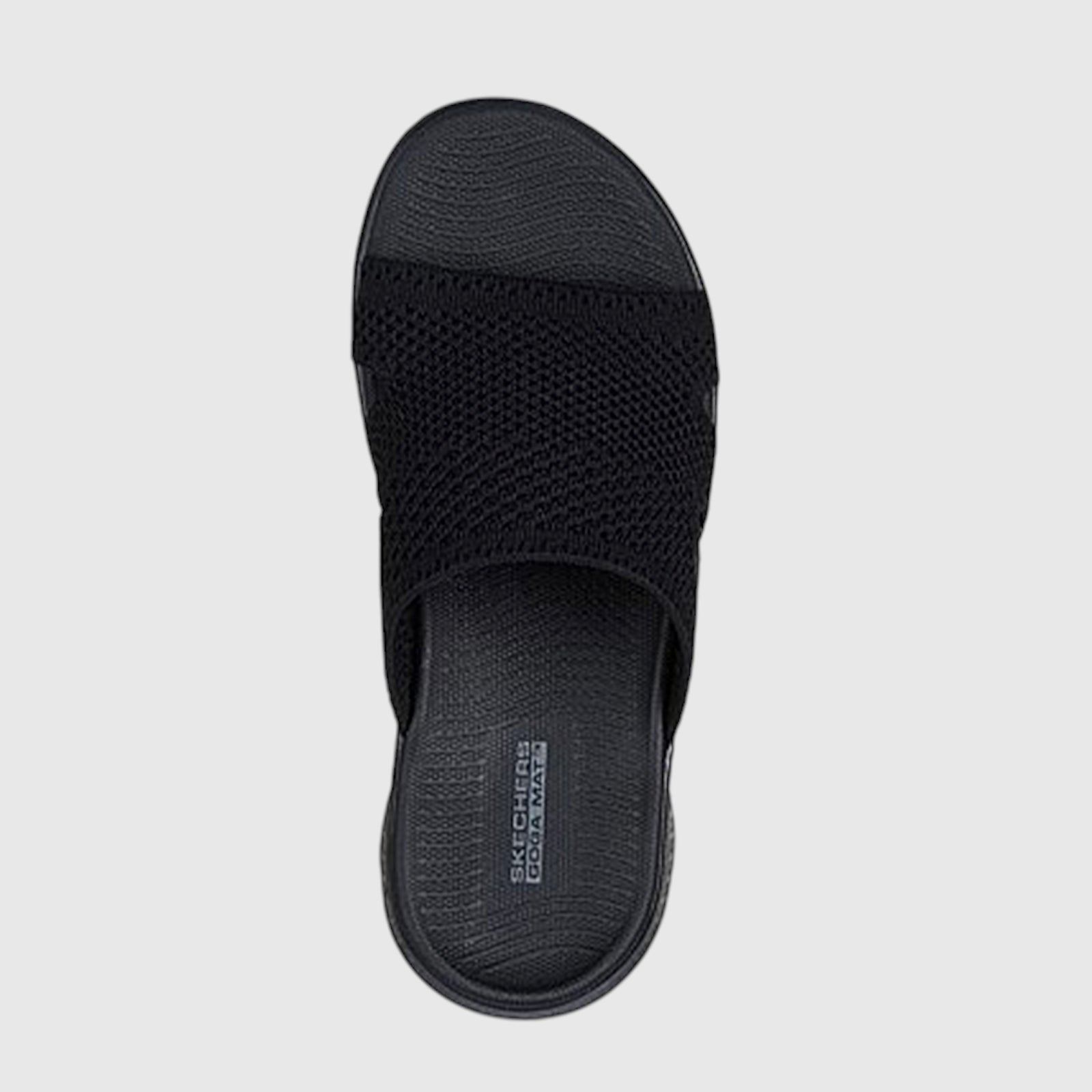 Skechers Ladies Comfort Slide Go Walk Flex Sandal 141425 Black SW82