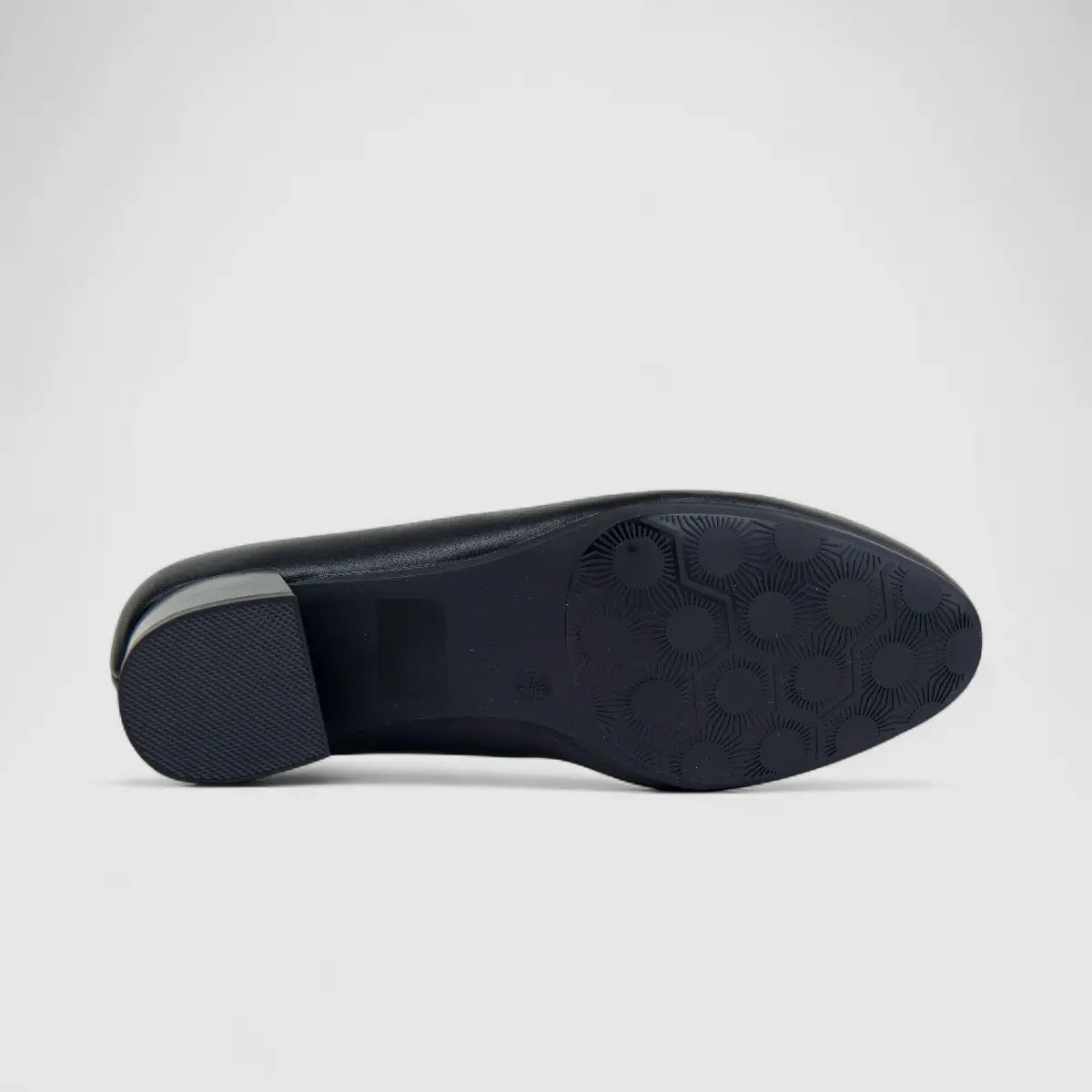Hush Puppies Soft Style Ladies Comfort Block Heel Court Fynn SSL01619 Black SS333