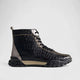 Karyoka Comfort Leather Boots 3561 Black/Grey Boots | familyshoecentre