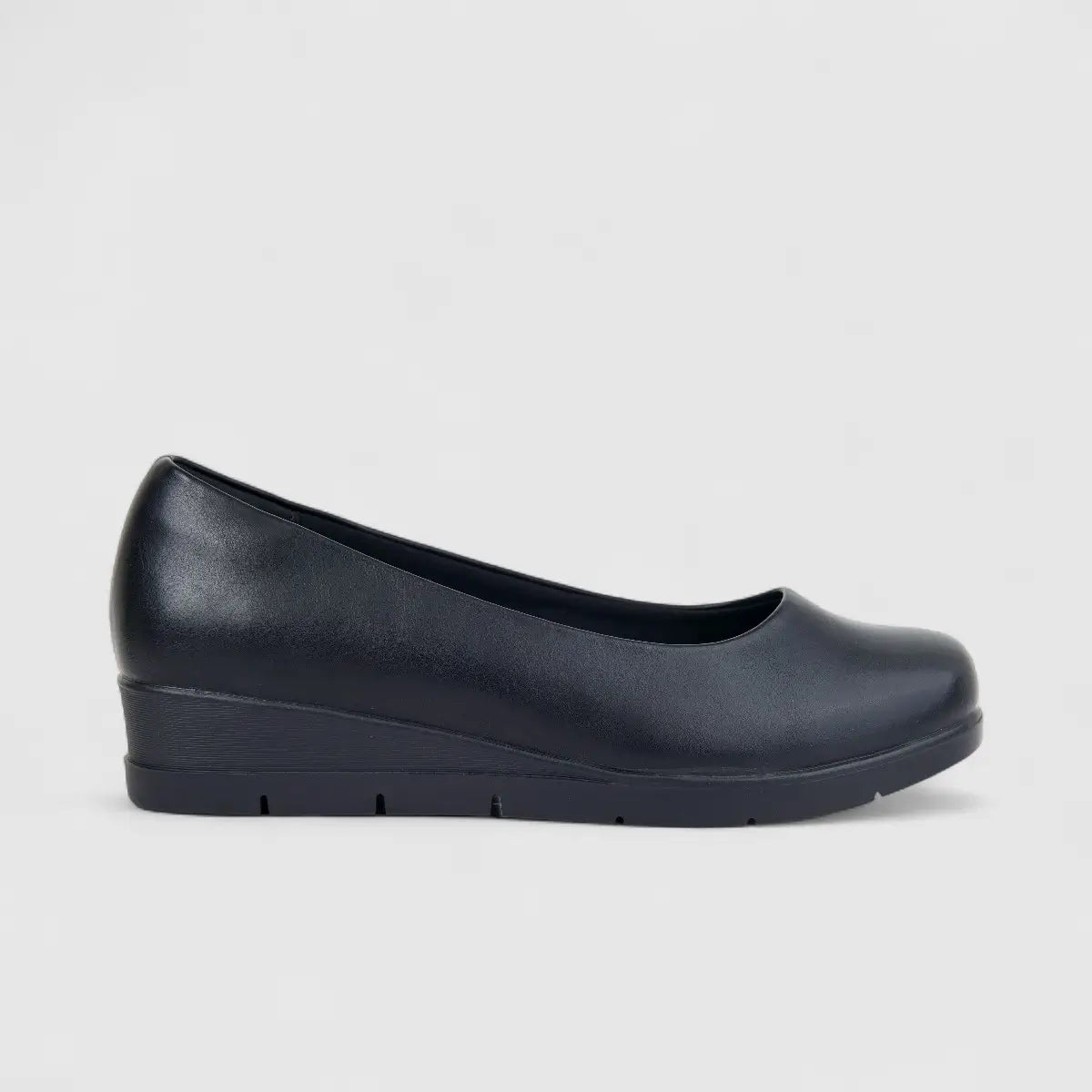 Hush Puppies Soft Style Ladies Comfort Wedge Pump Hotaru SSL01614 Black SS334