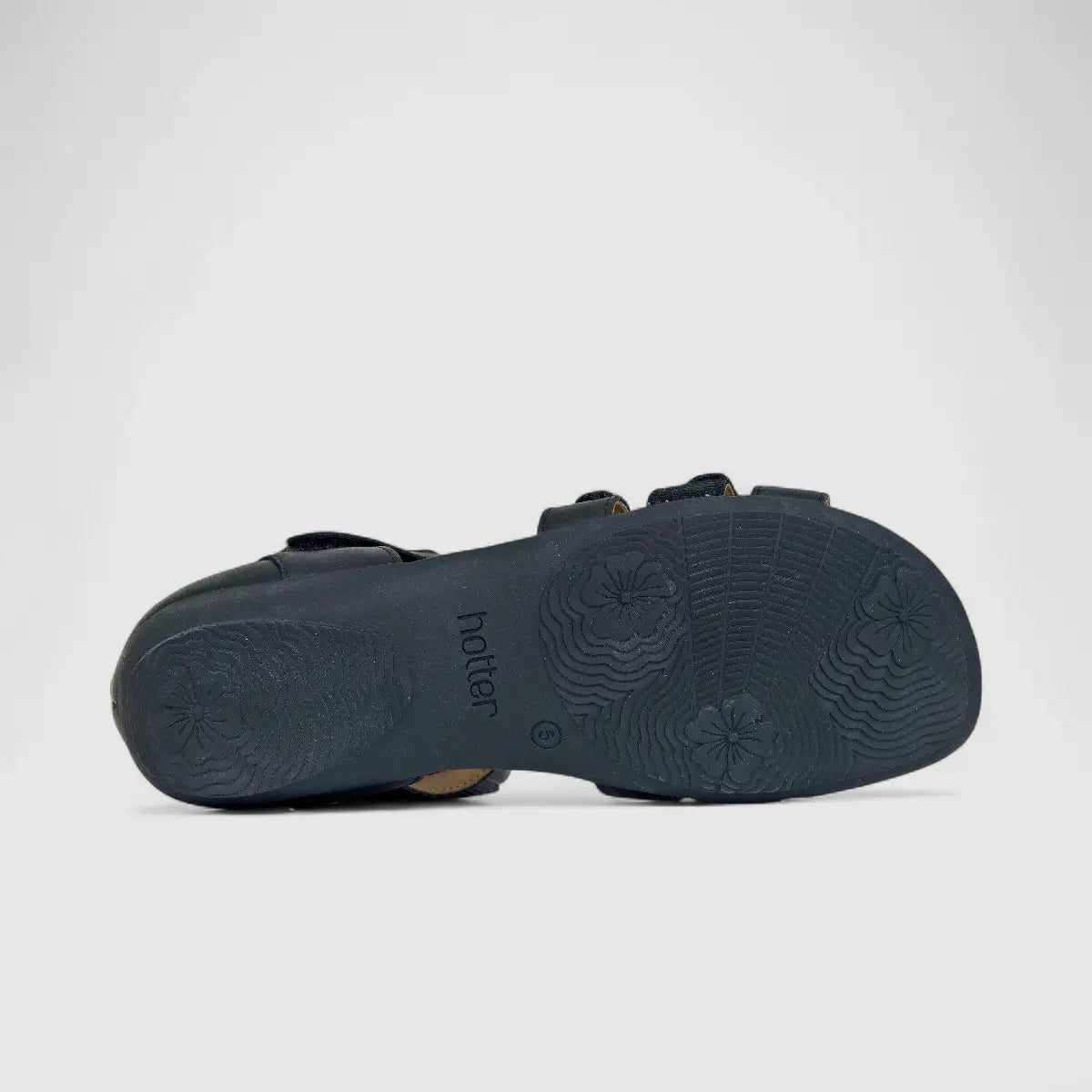 Hotter Ladies Comfort Sandal Solei Black HT75
