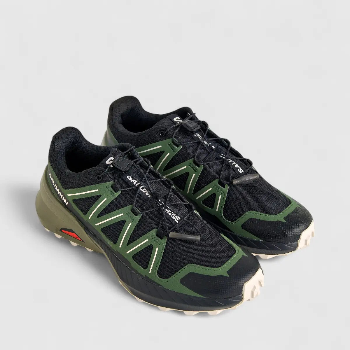 Salomon Men's Sneaker Speed Cross Peak  479747 Black/Black Forest/Rainy Day SL32