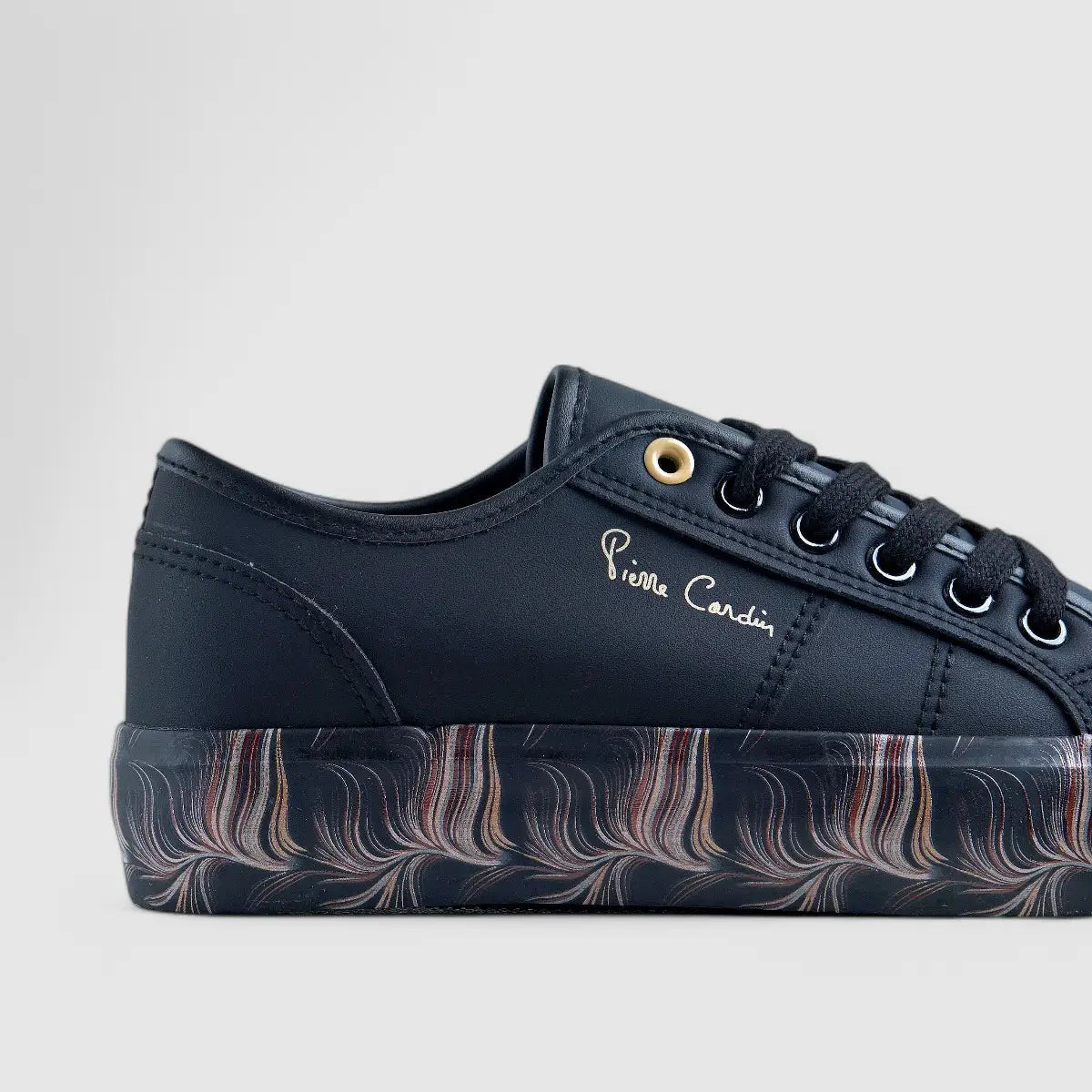 PC Casual Sneaker Black Multi 10689 PC218 Sneakers | familyshoecentre